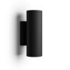 Philips Hue Appear Aplique para exterior Set x 2 LED Negro, 2 luces, Cambia de color
