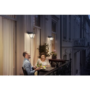 Philips Alpenglow Aplique para exterior Antracita, 1 luz