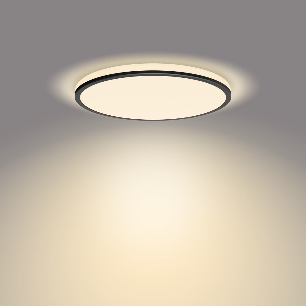 Philips Ozziet Lámpara de Techo LED Negro, Blanca, 1 luz main product photo