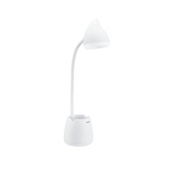 Philips Hat Lámpara de mesa LED Blanca, 1 luz