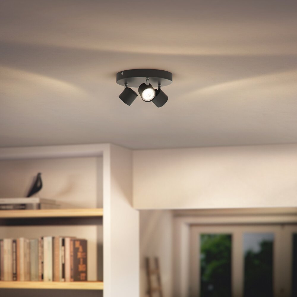 Philips Star Lámpara de Techo LED Negro, 3 luces main product photo