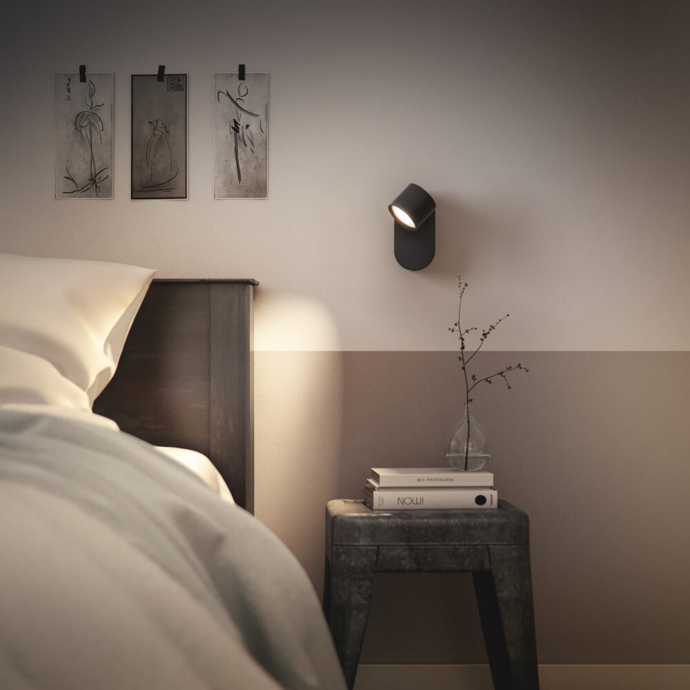 Philips Star Aplique LED Negro, 1 luz main product photo