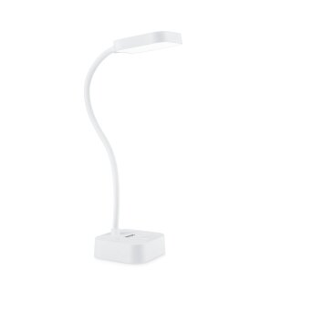 Philips Rock Lámpara de mesa LED Blanca, 1 luz