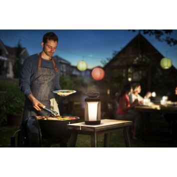 Philips Cicero Lámpara de mesa LED Negro, Blanca, 1 luz