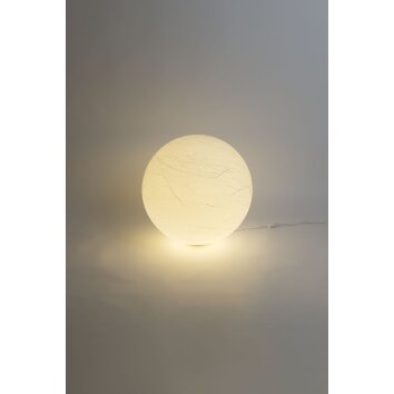 Holländer MOON Lámpara de mesa Blanca, 1 luz