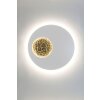 Holländer LUNA Aplique LED dorado, Blanca, 2 luces