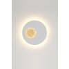 Holländer LUNA Aplique LED dorado, Blanca, 2 luces