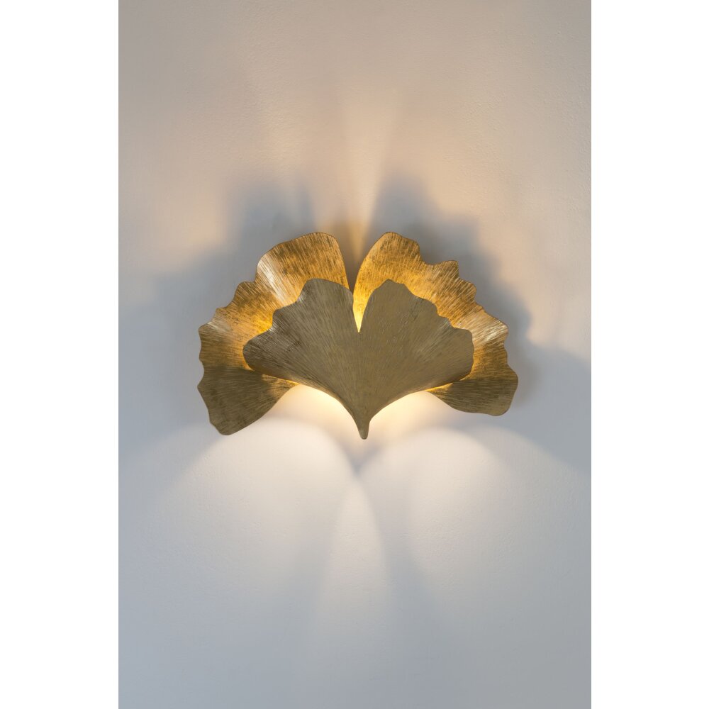 Holländer GINGKO Aplique dorado, 2 luces main product photo