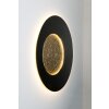 Holländer LUNA Aplique LED Marrón, dorado, Negro, 2 luces