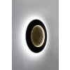 Holländer LUNA Aplique LED Marrón, dorado, Negro, 2 luces