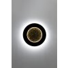 Holländer LUNA Aplique LED Marrón, dorado, Negro, 2 luces