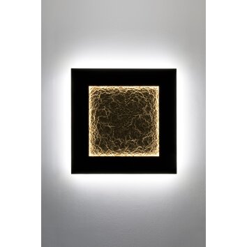 Holländer PLENILUNIO Aplique LED Marrón, dorado, Negro, 2 luces