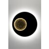 Holländer LUNA Aplique LED Marrón, dorado, Negro, 2 luces