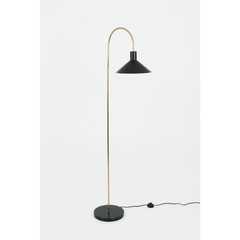 Holländer OKTAVIA Lámpara de Pie dorado, Negro, 1 luz main product photo