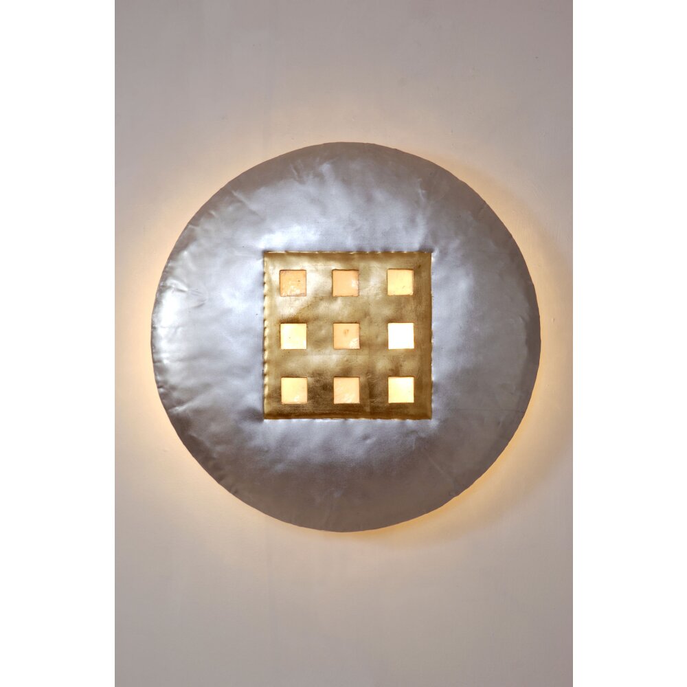 Holländer EARTH Aplique dorado, Plata, 2 luces main product photo