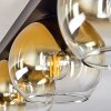 Koyoto  Lámpara Colgante Cristal 15 cm dorado, Transparente, 4 luces