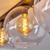 Koyoto  Lámpara de Techo Cristal 30 cm Transparente, 4 luces