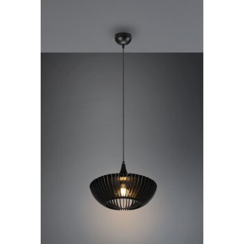 Trio Colino Lámpara Colgante Negro, 1 luz