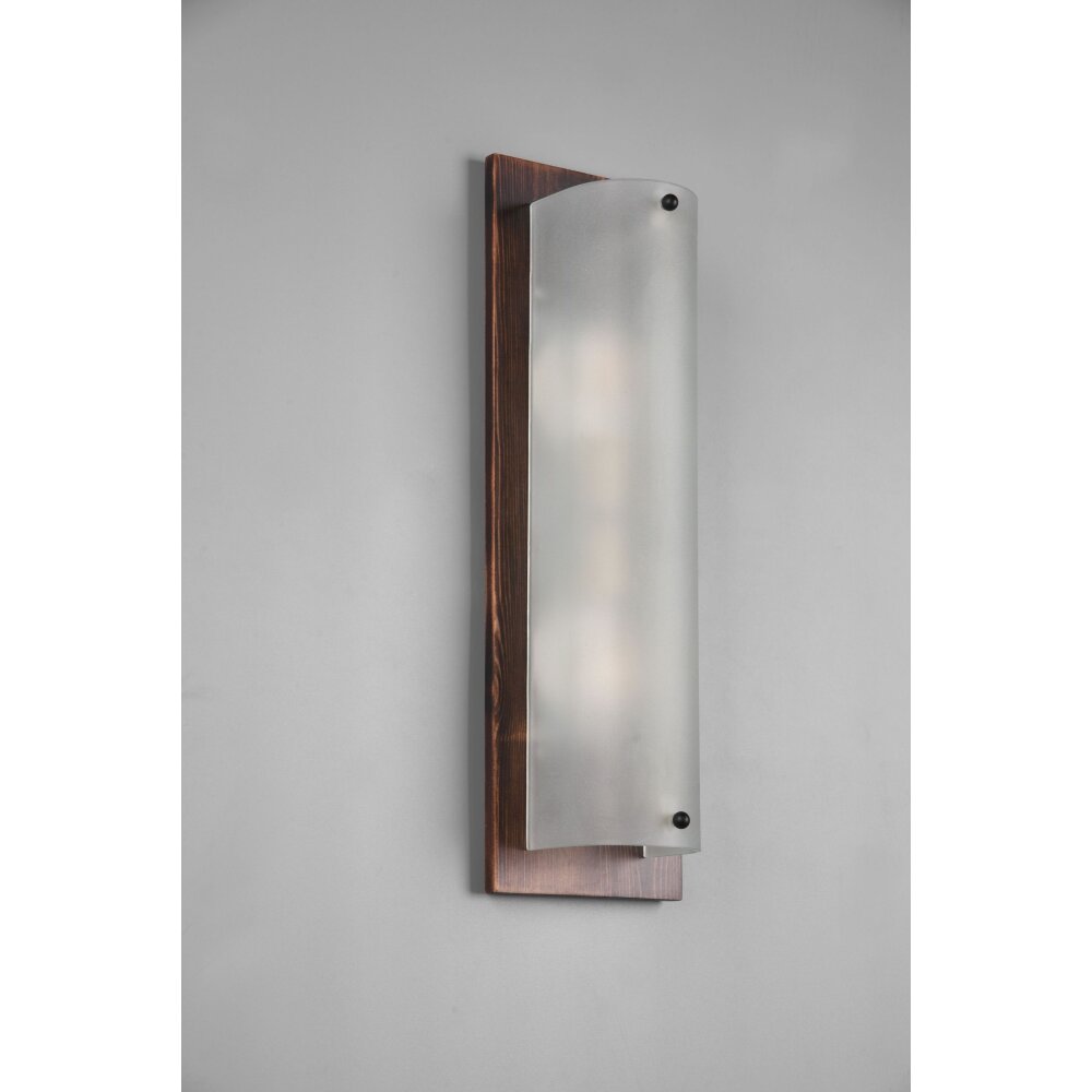 Trio Pali Aplique Madera oscura, 2 luces main product photo