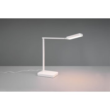 Trio Pavia Lámpara de mesa LED Blanca, 1 luz