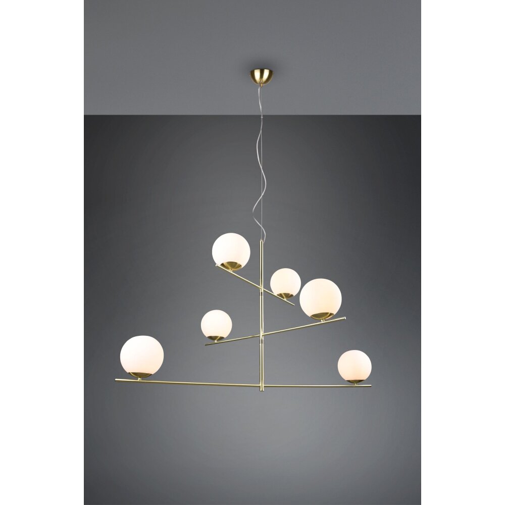 Trio Pure Lámpara Colgante Latón, 6 luces main product photo
