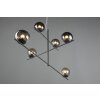 Trio Pure Lámpara Colgante Antracita, 6 luces