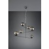 Trio Pure Lámpara Colgante Antracita, 6 luces