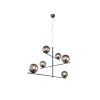 Trio Pure Lámpara Colgante Antracita, 6 luces