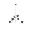 Trio Pure Lámpara Colgante Antracita, 6 luces