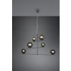 Trio Pure Lámpara Colgante Antracita, 6 luces