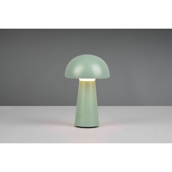 Reality Lennon Lámpara de mesa LED Verde, 1 luz