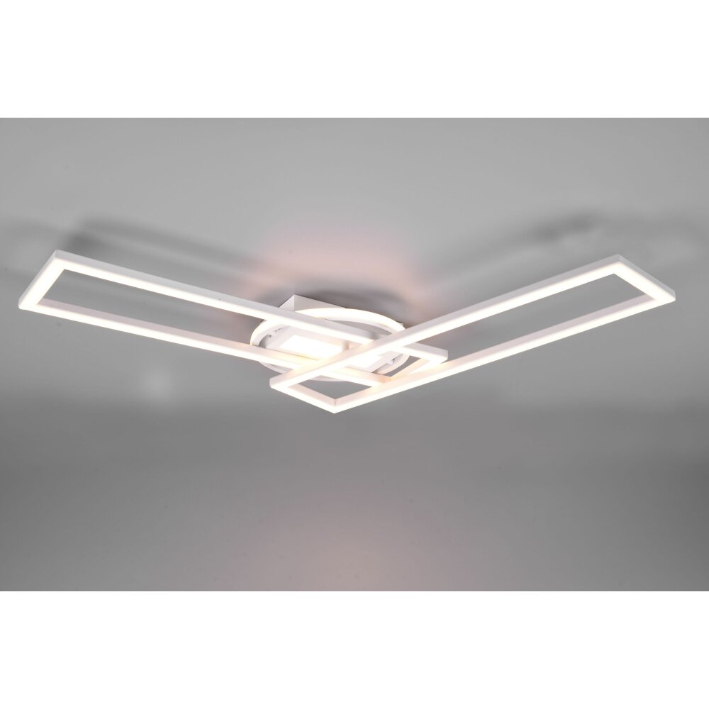 Reality Twister Lámpara de Techo LED Blanca, 1 luz, Mando a distancia main product photo