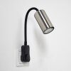 Javel Flexo de pared Negro, 1 luz