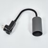 Javel Flexo de pared Negro, 1 luz