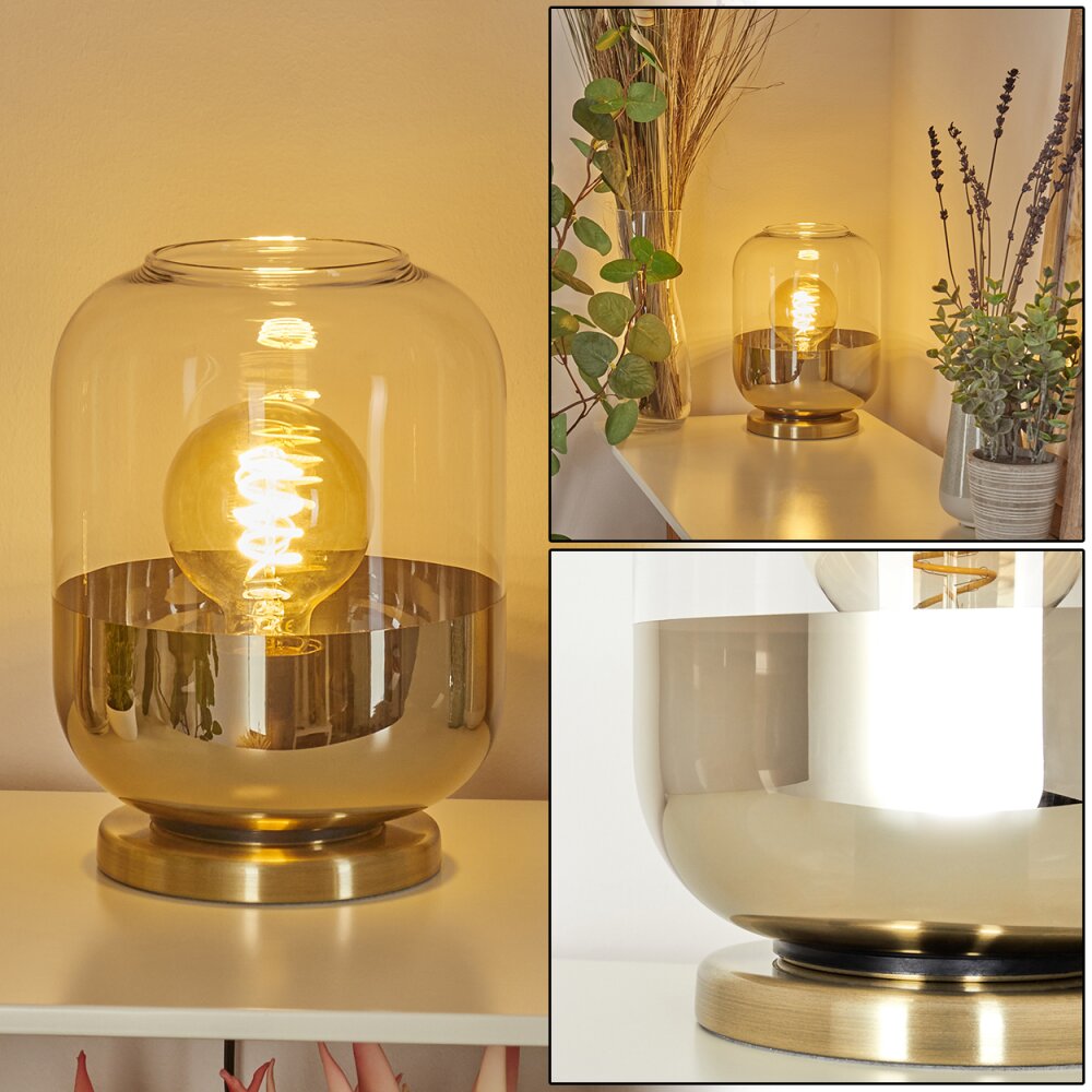 Golpilhal Lámpara de mesa dorado, Latón, 1 luz main product photo