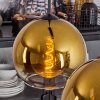 Koyoto  Lámpara Colgante Cristal 25 cm dorado, Transparente, 2 luces
