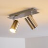 Lámpara de Techo Zuoz Níquel-mate, 2 luces