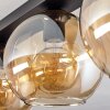 Koyoto  Lámpara de Techo Cristal 20 cm Colores ámbar, 3 luces