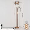 Kimba Lámpara de Pie LED dorado, 3 luces