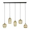 Vasco Lámpara Colgante Negro, 5 luces