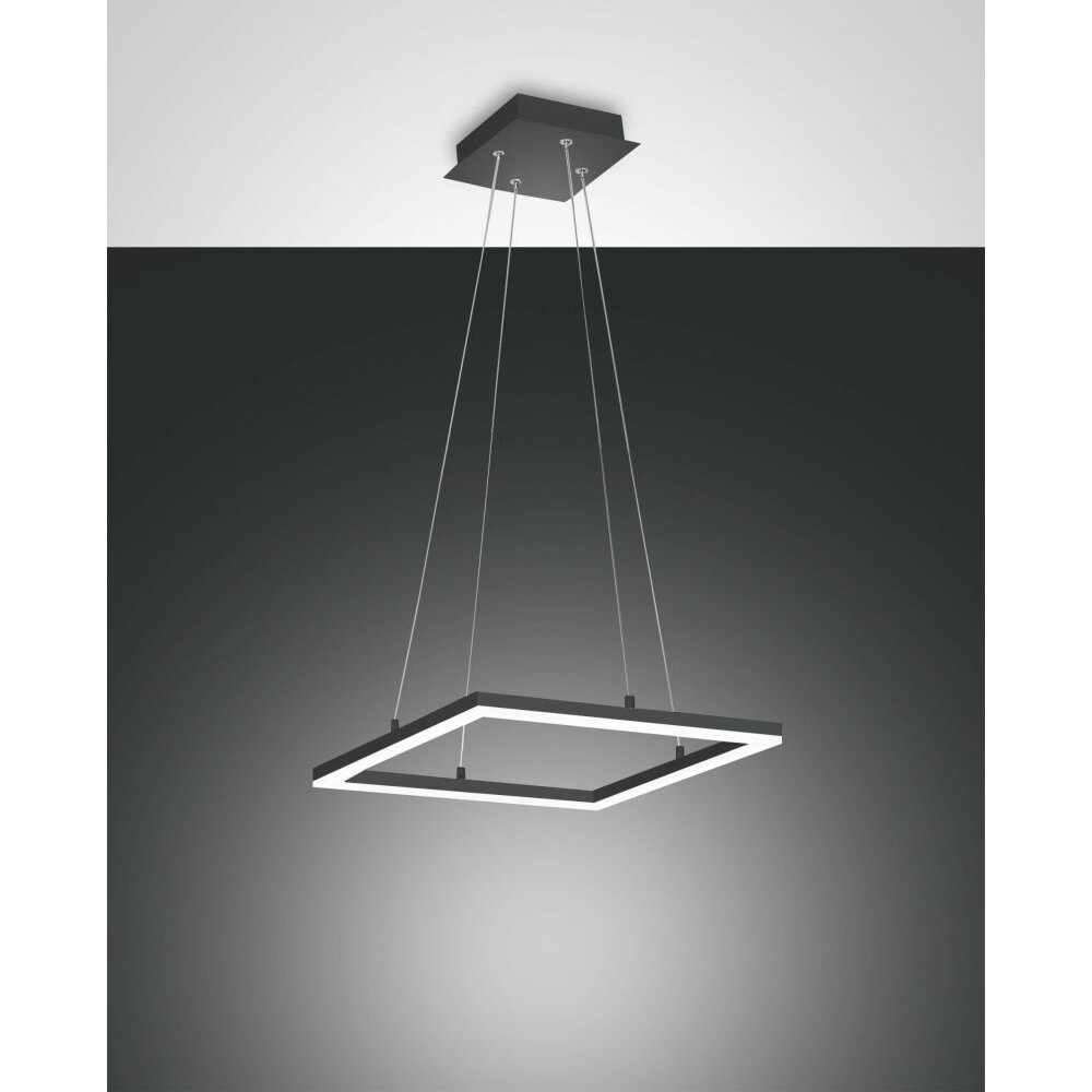 Fabas Luce Bard Lámpara Colgante LED Antracita, 1 luz main product photo