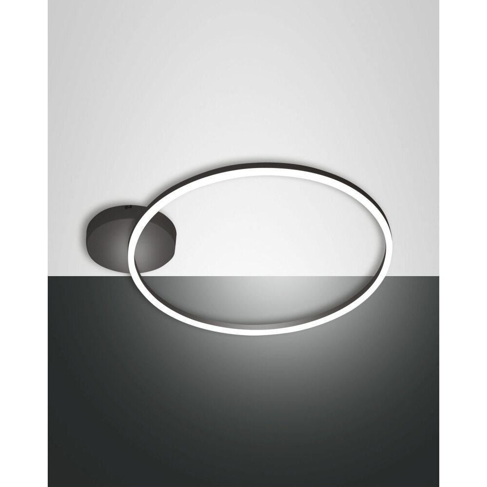 Fabas Luce Giotto Lámpara de Techo LED Negro, 1 luz main product photo
