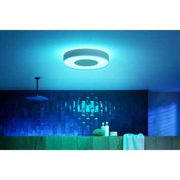 Philips Hue Xamento Lámpara de Techo LED Blanca, 1 luz, Cambia de color