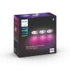 Philips Hue Xamento Lámpara empotrable LED Cromo, 3 luces