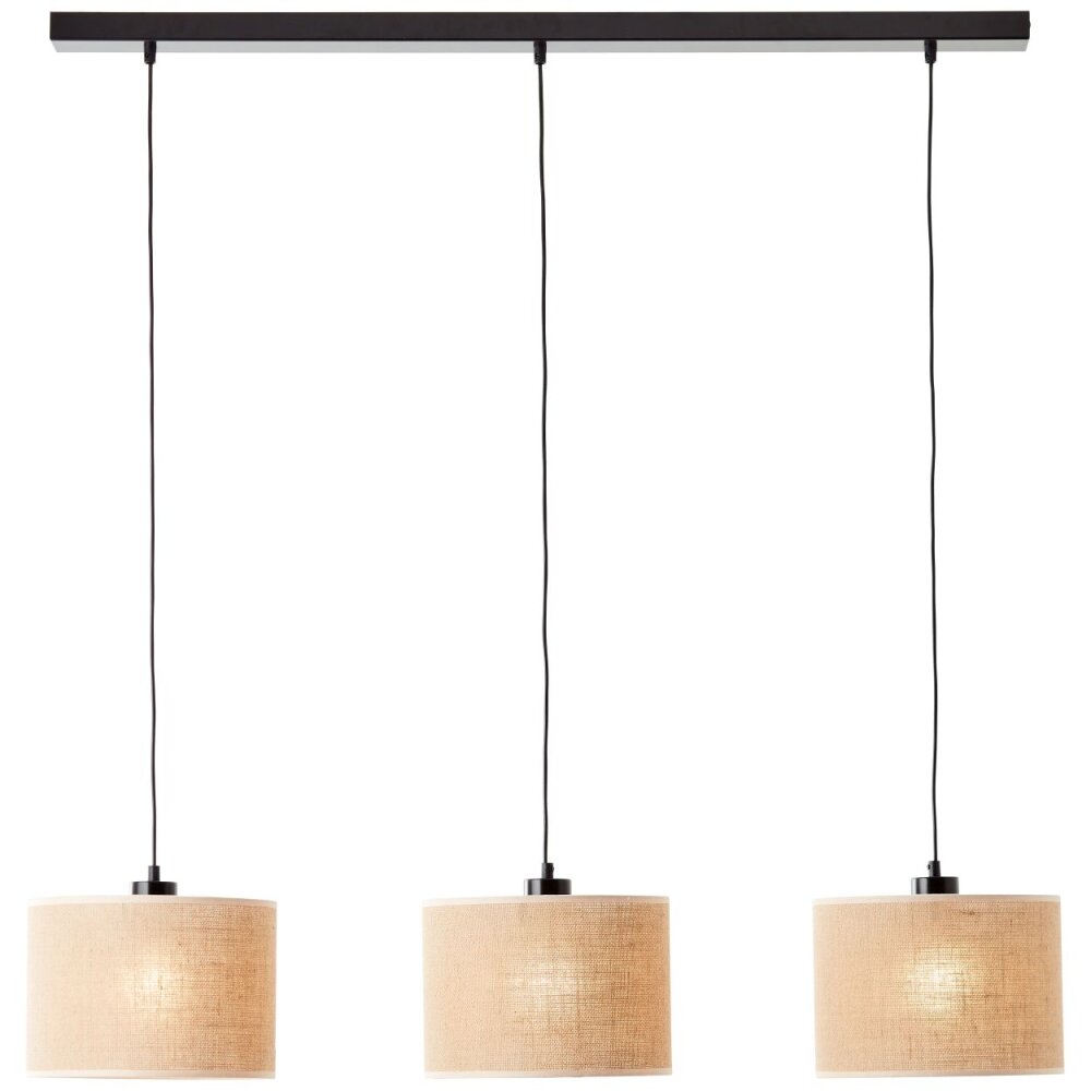 Brilliant Aniela Lámpara Colgante Negro, 3 luces main product photo