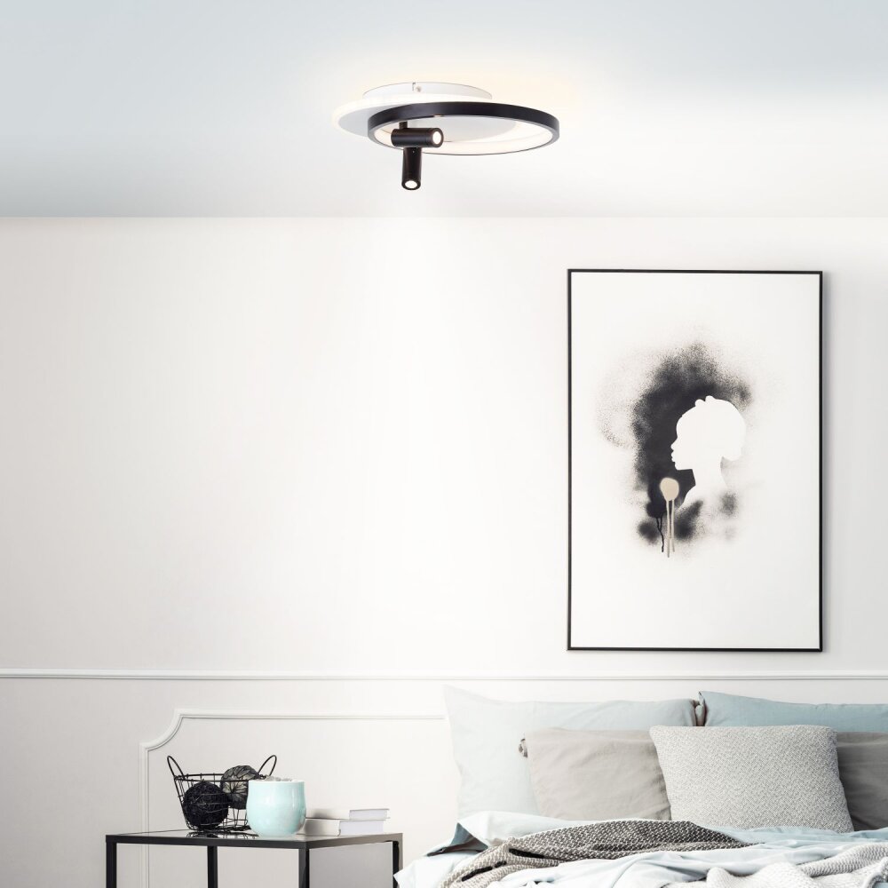 Brilliant Eunomia Lámpara de Techo LED Negro, Blanca, 1 luz main product photo