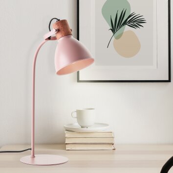 Brilliant Erena Lámpara de mesa Rosa, 1 luz