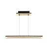 Luce Design Solaris Lámpara Colgante LED dorado, Negro, 1 luz