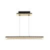 Luce Design Solaris Lámpara Colgante LED dorado, Negro, 1 luz