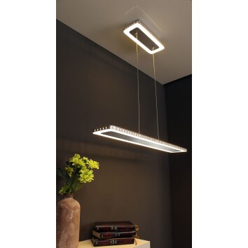 Luce Design Solaris Lámpara Colgante LED Acero inoxidable, 1 luz